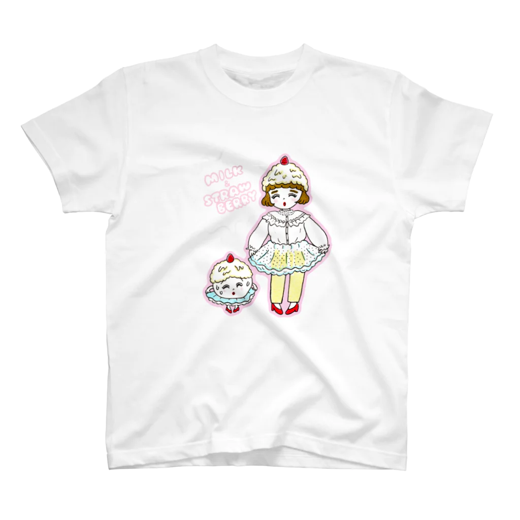 りかちゃんのみるくいちごガール Regular Fit T-Shirt