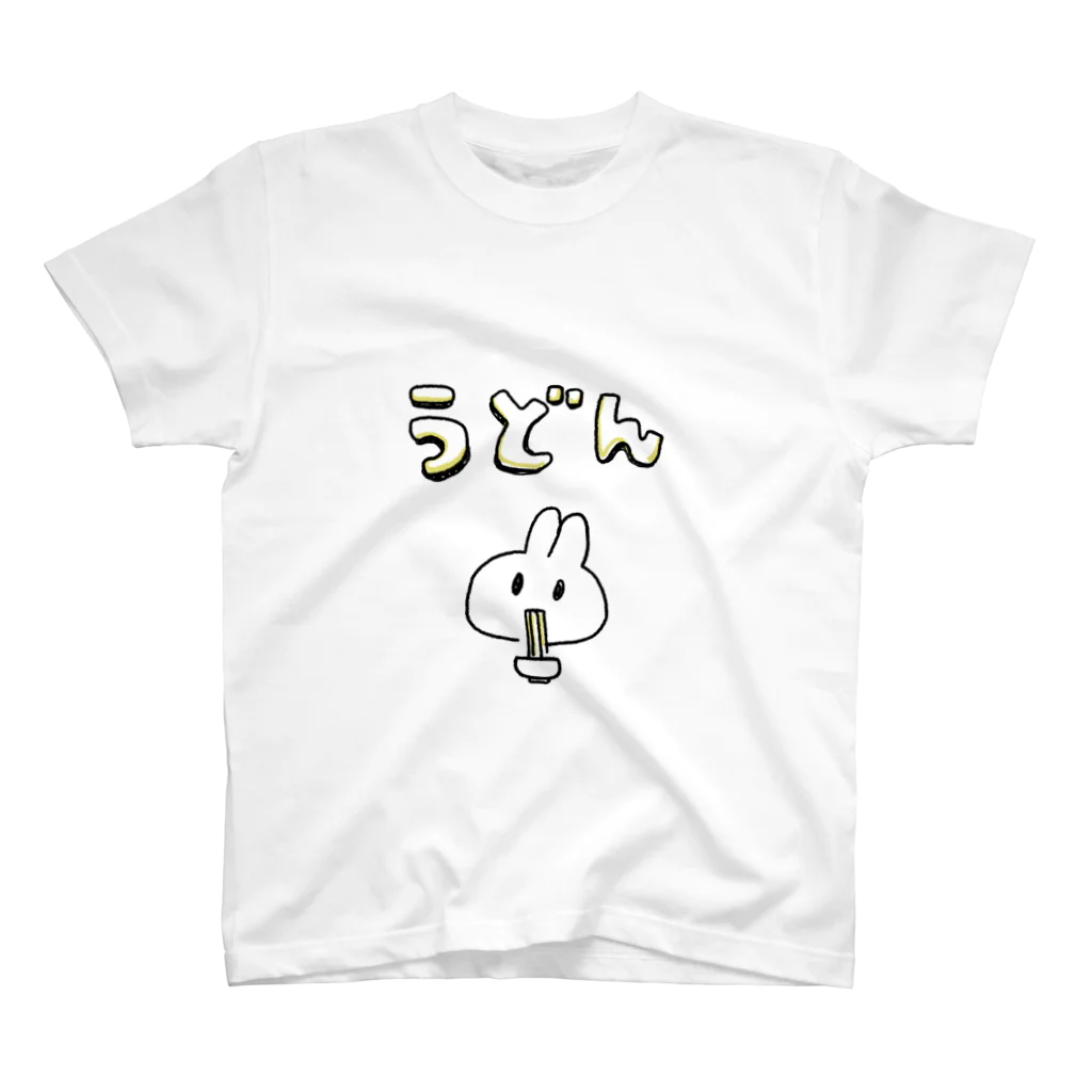 うさぽんぬのうどん Regular Fit T-Shirt