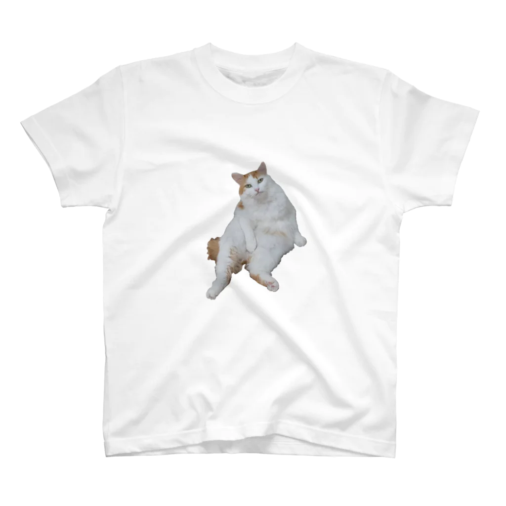 nemonemonemoのSHIRONEKO (LAZY) Regular Fit T-Shirt