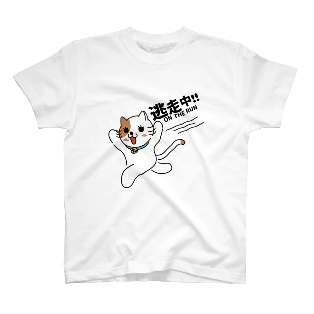 楽猫楽描しげ屋の逃走中 Regular Fit T-Shirt