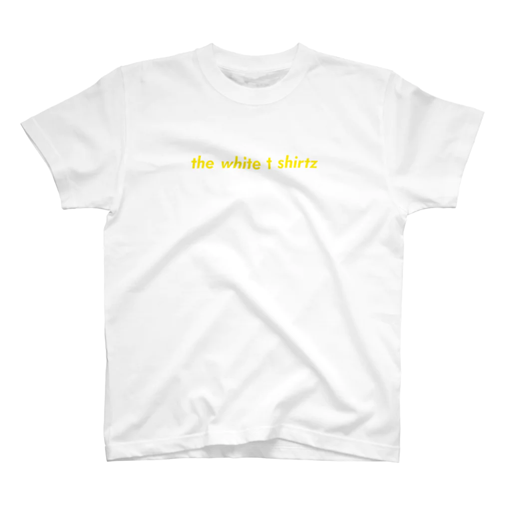 qqq shopのthe white t shirtz Regular Fit T-Shirt