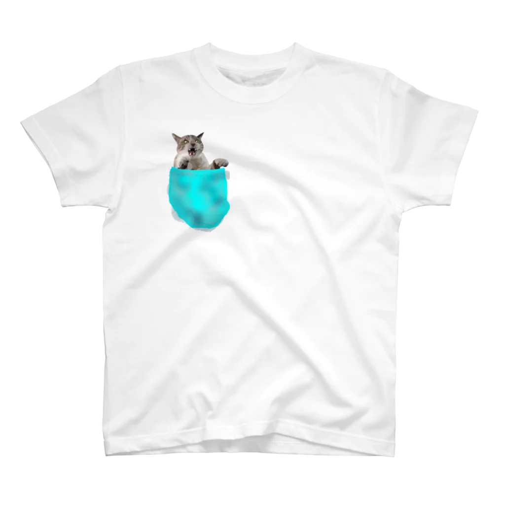 みつ子のポケ猫 スタンダードTシャツ