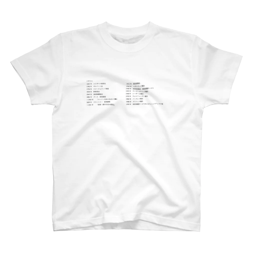 福祉のお勉強しませんかの福祉の歴史　イギリス Regular Fit T-Shirt