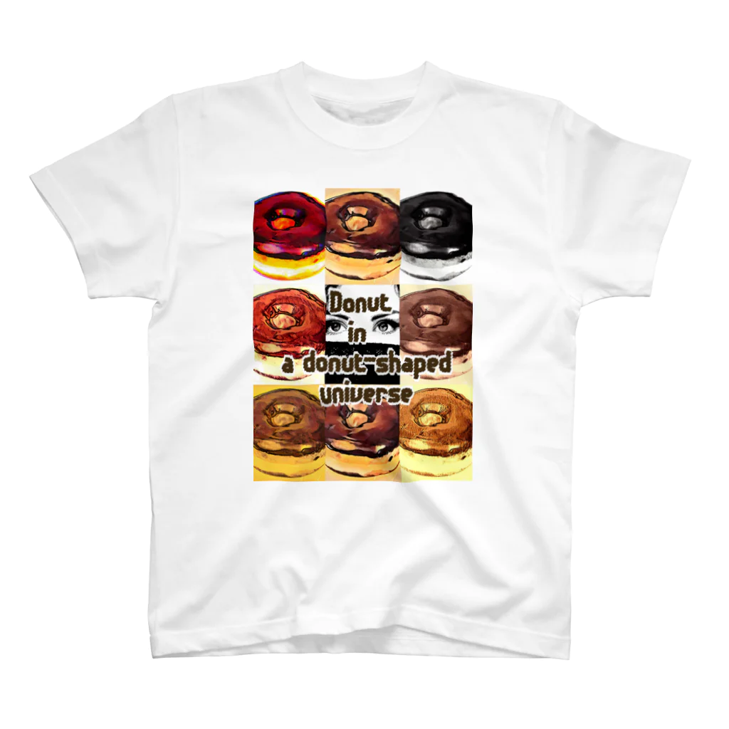 yooh’sbar☆のDonut in a donut-shaped universe スタンダードTシャツ