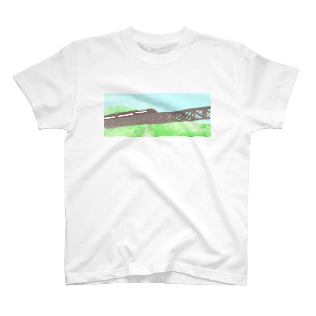 Danke Shoot Coffeeの山岳鉄道 スタンダードTシャツ