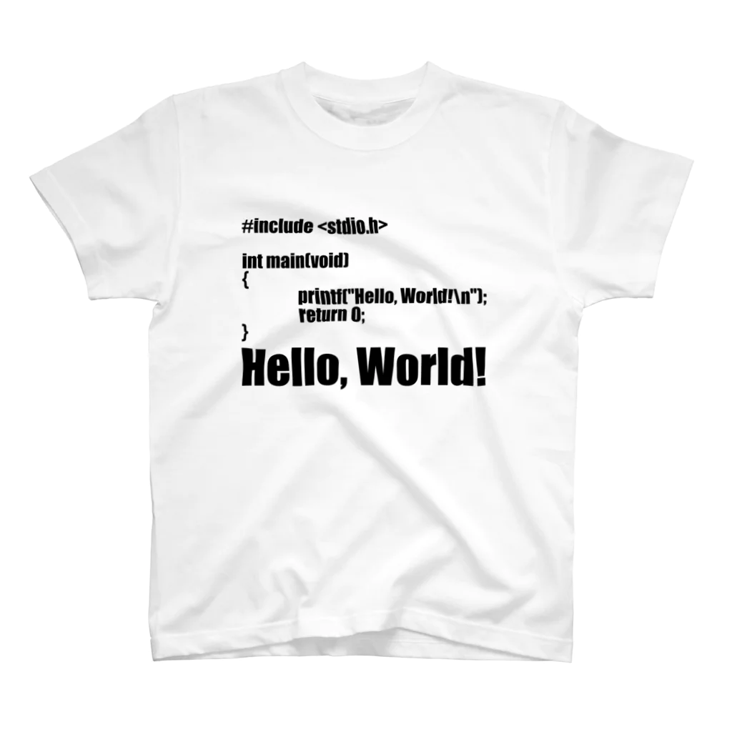 AURA_HYSTERICAのHello, World! スタンダードTシャツ