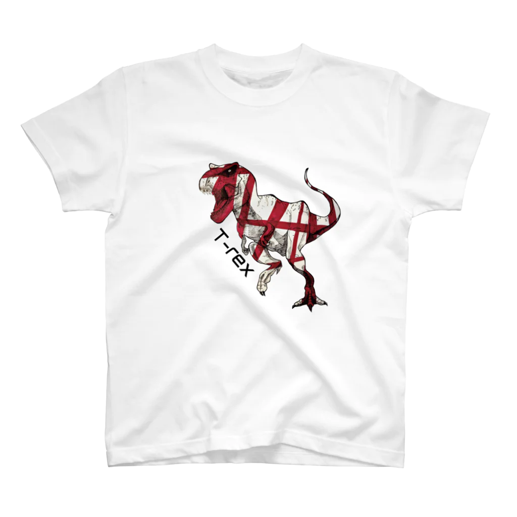 あっQ屋のT-Rex ／ティラノサウルス スタンダードTシャツ