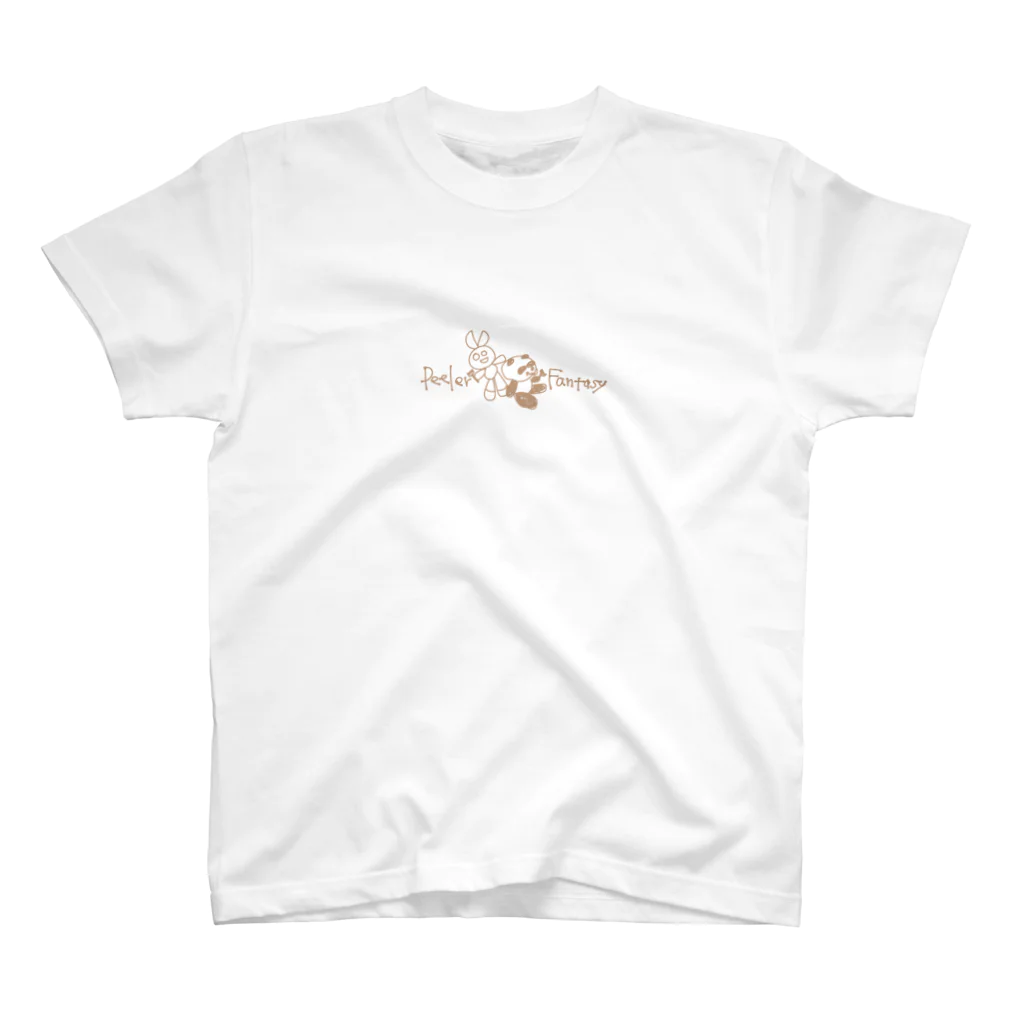 WORLDWIDEのピーラーファンタジーminiカフェブラウン スタンダードTシャツ