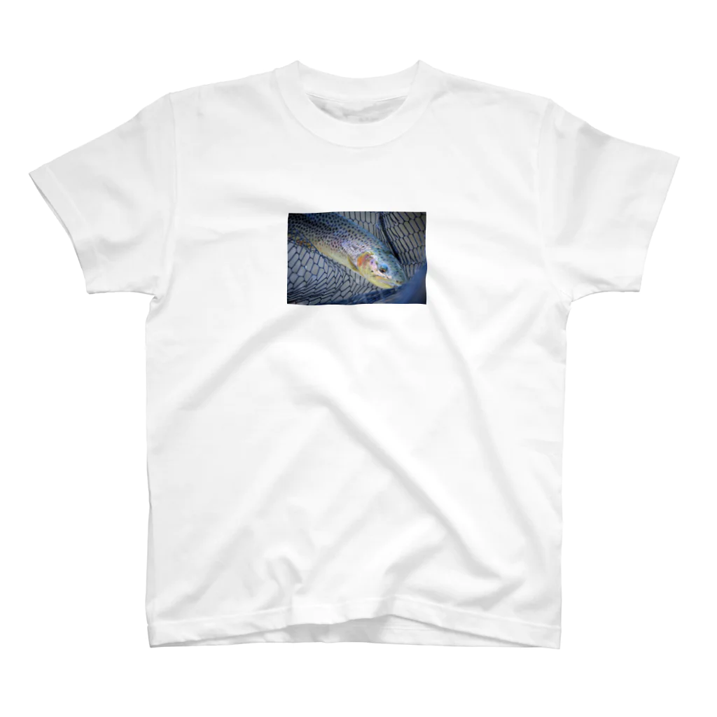 やくしんじ しんじのドット柄多めの魚。 スタンダードTシャツ