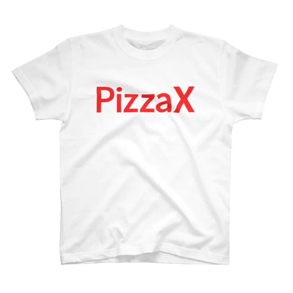 PizzaXのPizzaX - red logo Regular Fit T-Shirt
