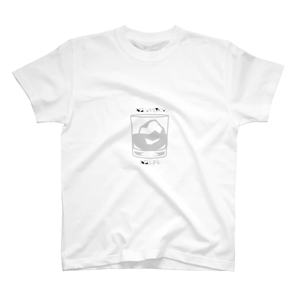 さとうのNo.whisky.No.life Regular Fit T-Shirt