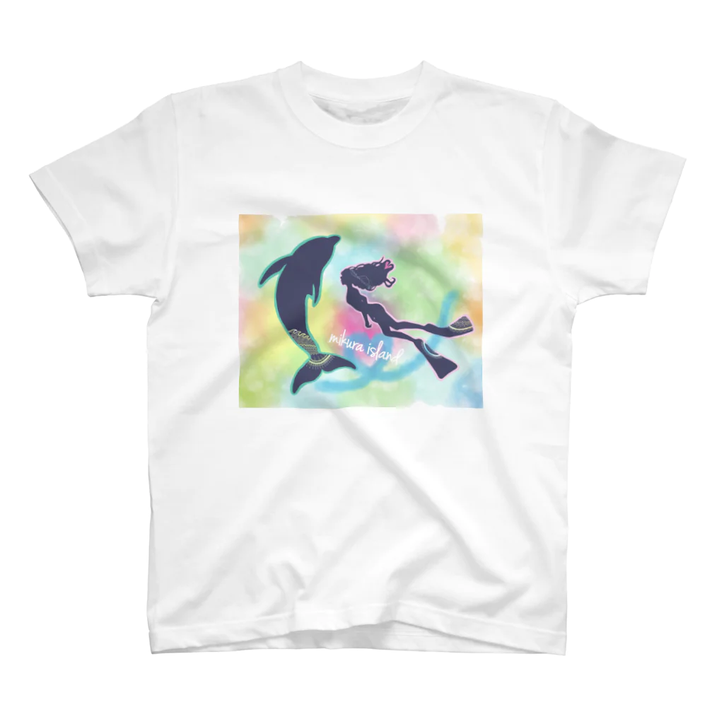 たじんのおみせのlove the  ocean フルカラー Regular Fit T-Shirt