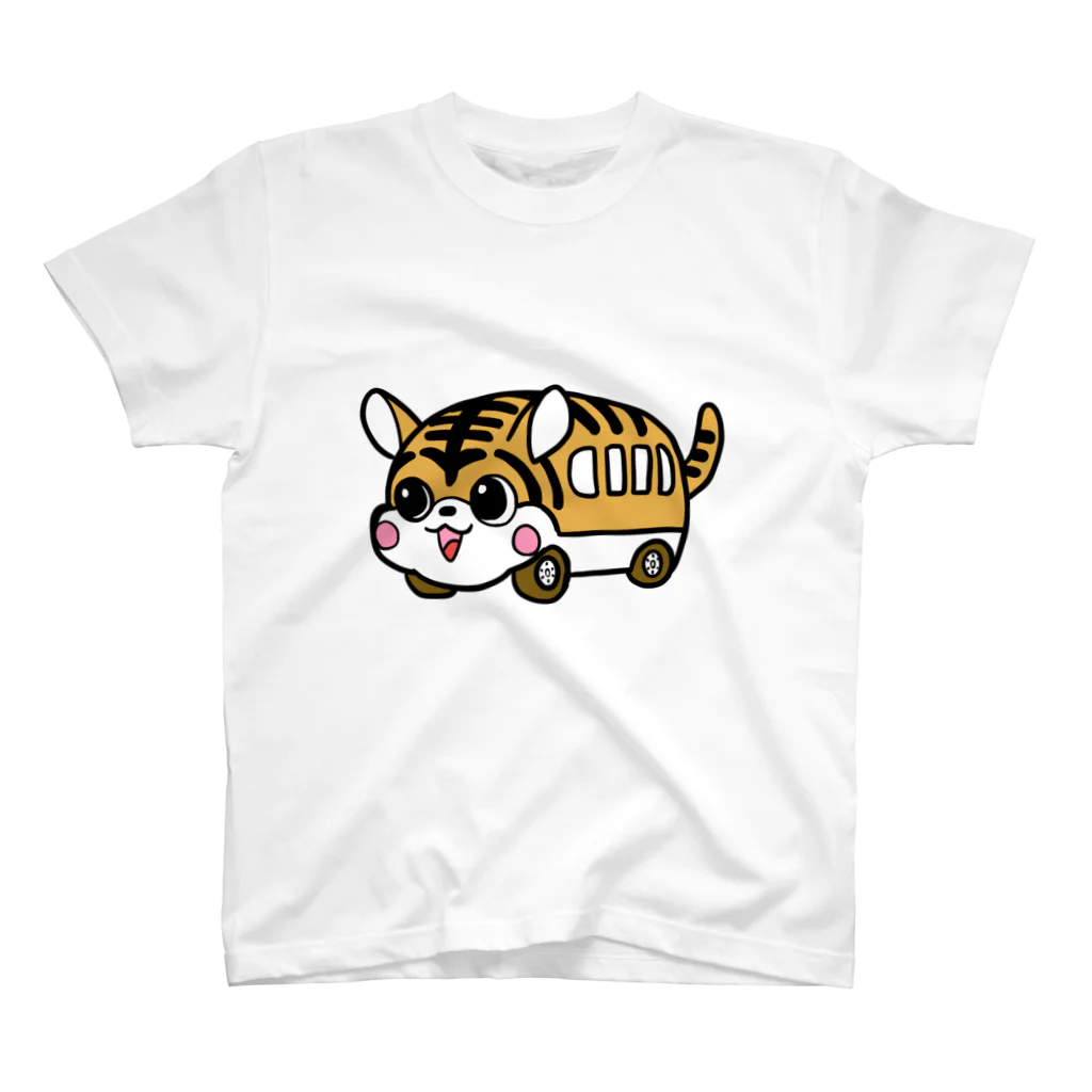 ゴロ画伯におまかせ！のにゃんこバス スタンダードTシャツ