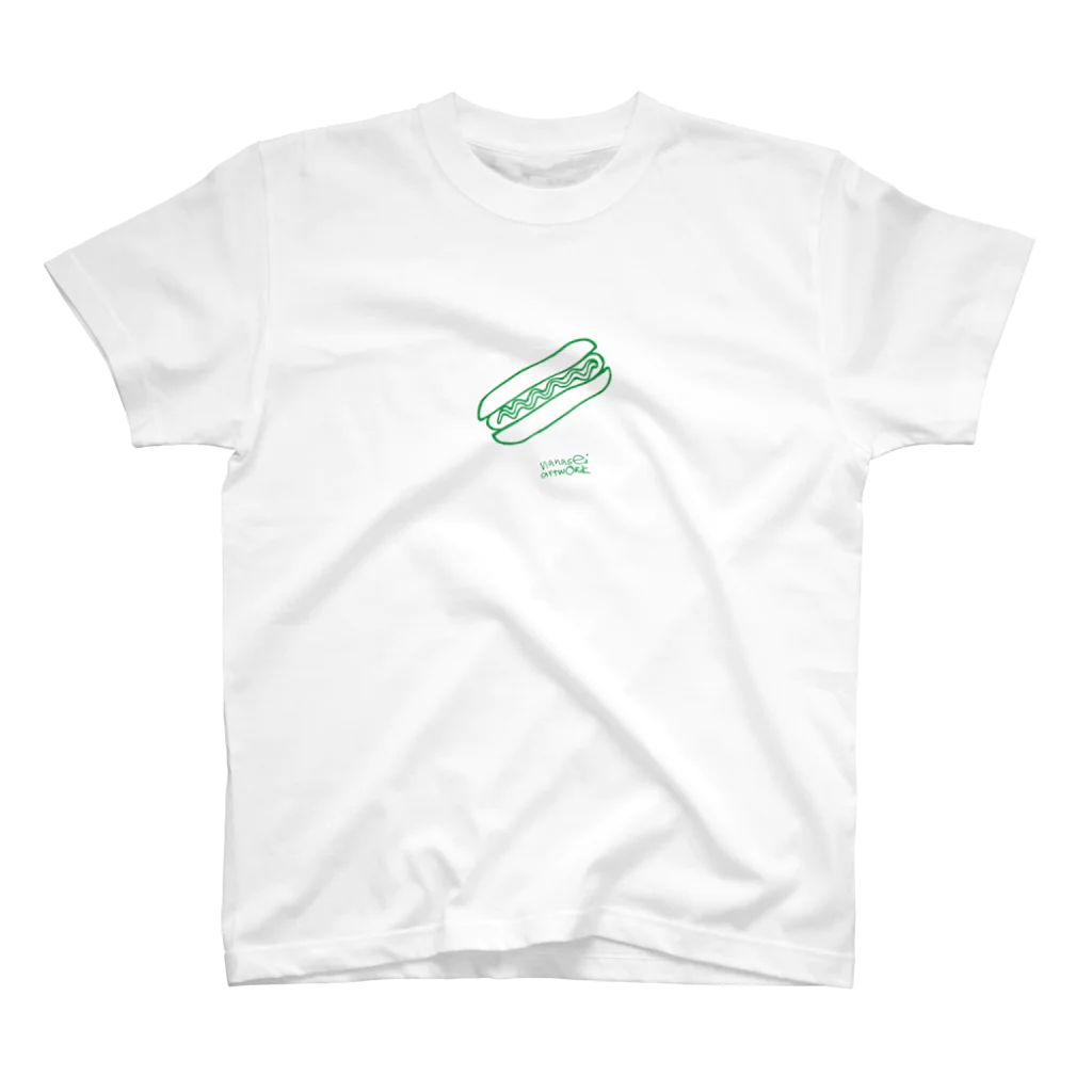 nanaseiartworkのホットドッグ Regular Fit T-Shirt