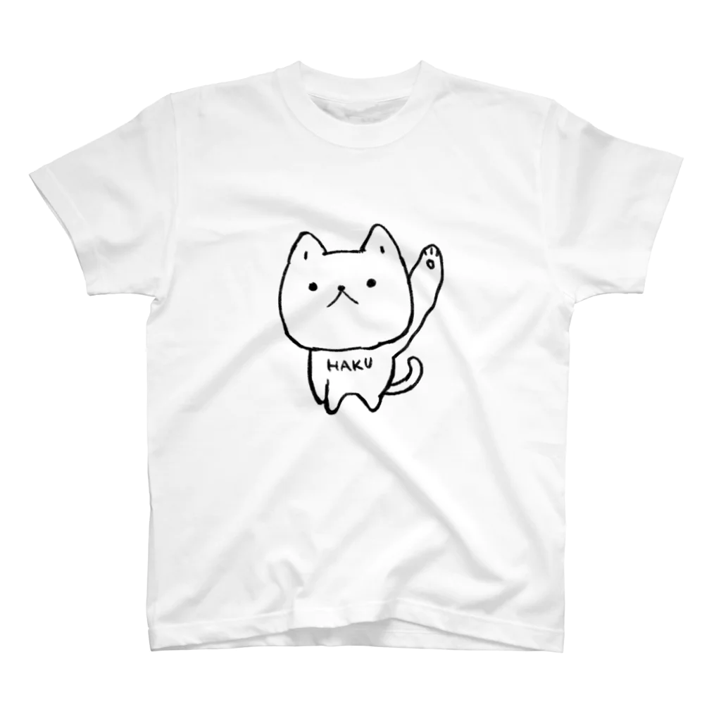 Hakucanvas のLefty ハクたん スタンダードTシャツ