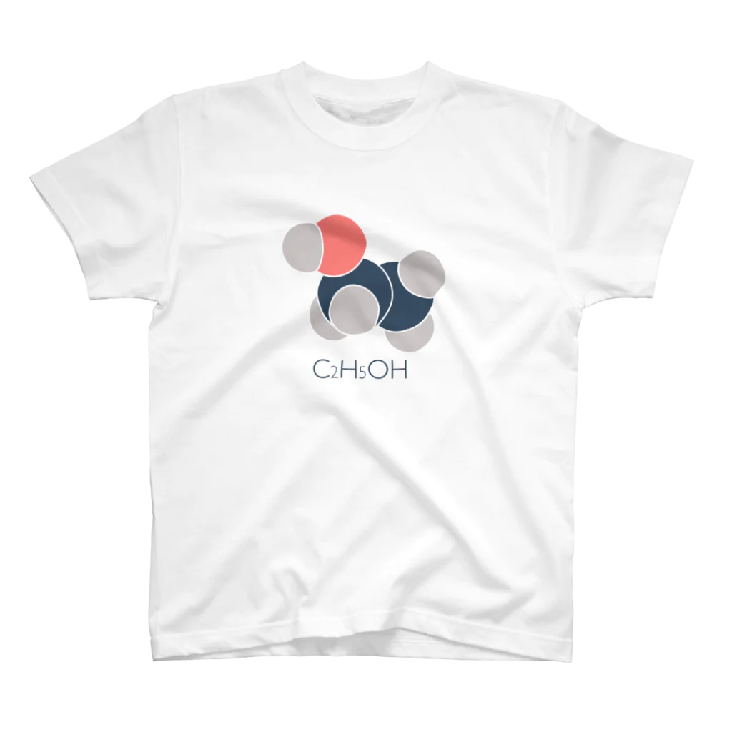 st_drop_laboratoryのエタノール C2H5OH スタンダードTシャツ