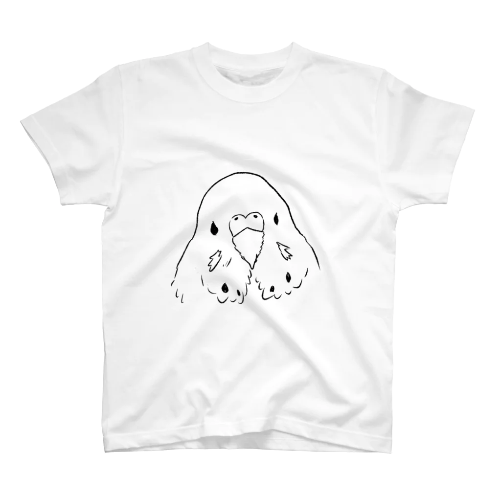 tori-mofumofuのセキセイインコ スタンダードTシャツ