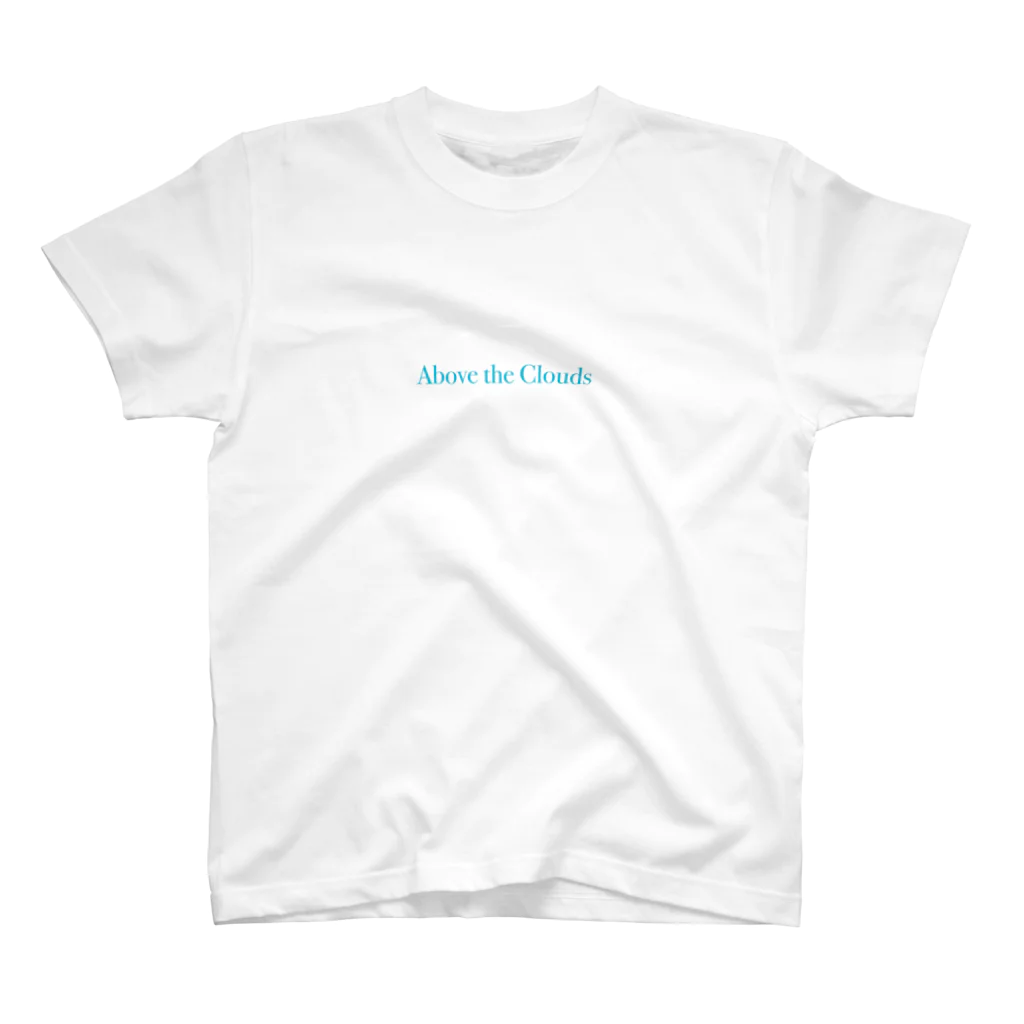 above_the_cloudsのSky blue logo tee Regular Fit T-Shirt