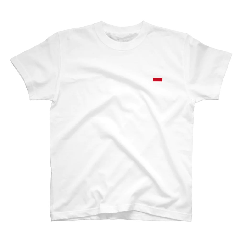 大のモナコ国旗 胸ロゴ スタンダードTシャツ