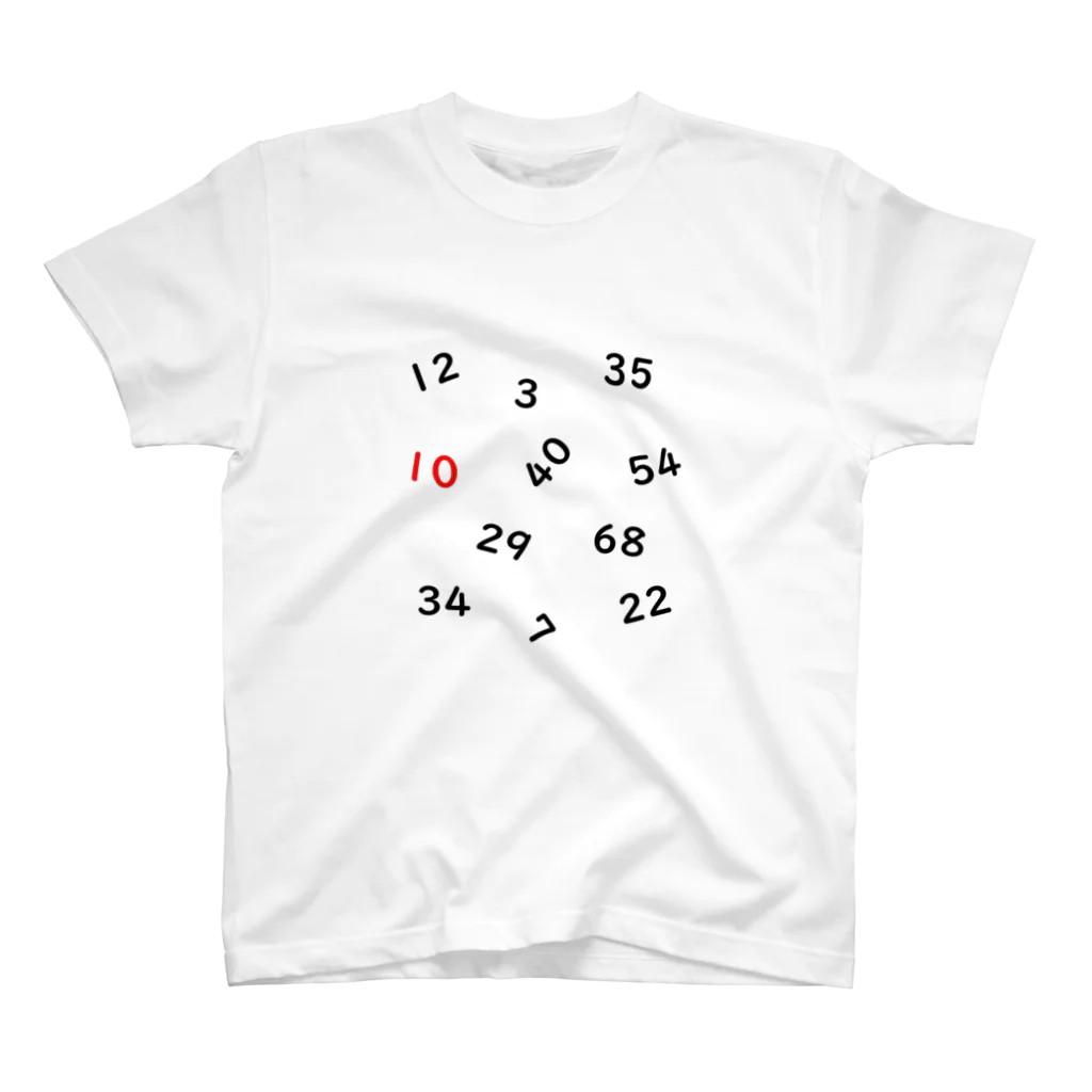 46-Marshの数字マニア① スタンダードTシャツ