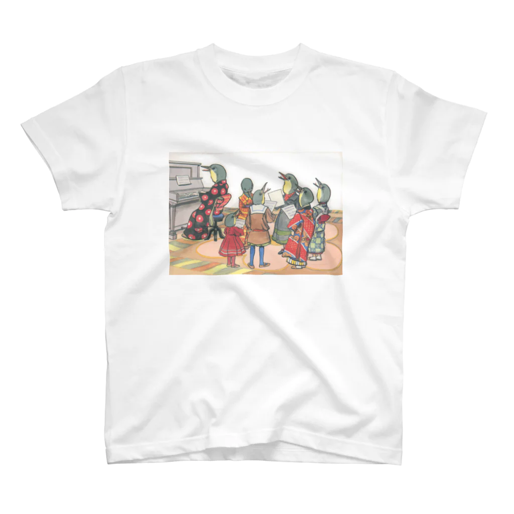 lofi_bearの北澤楽天 うぐいすのコーラス （1916） Regular Fit T-Shirt