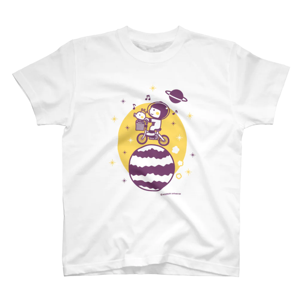 ミニマムユニヴァース@SUZURIのAstronauts - Cycling スタンダードTシャツ