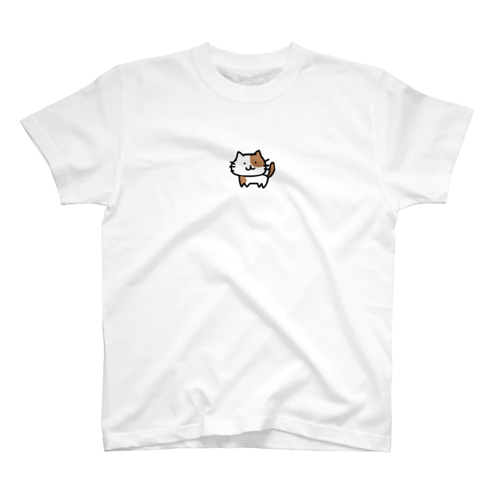 yuipppのしろちゃねこ Regular Fit T-Shirt