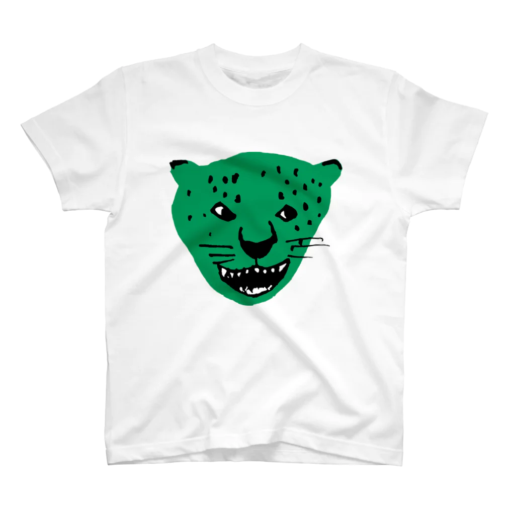 青豹のGreen jaguar  Regular Fit T-Shirt