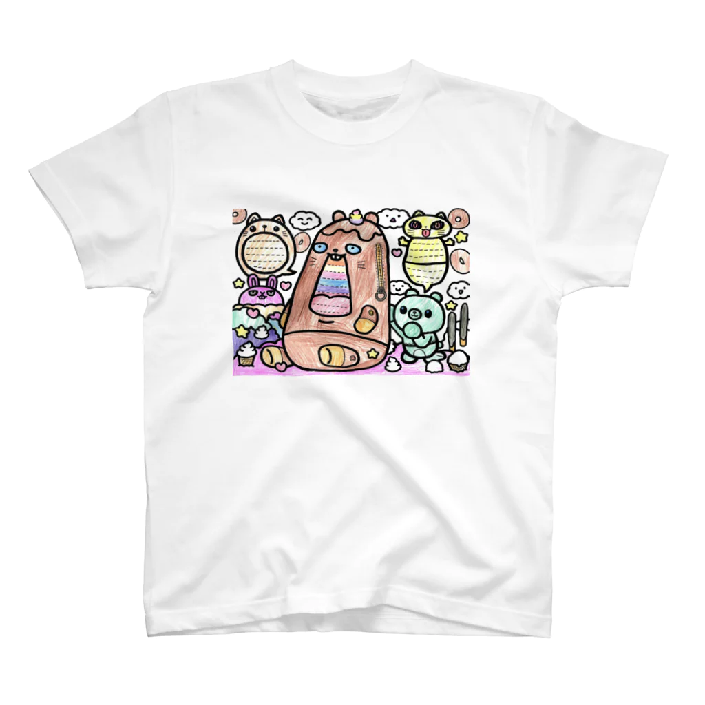 【終了】326（ナカムラミツル）ぬりえの[17:50]ももか スタンダードTシャツ