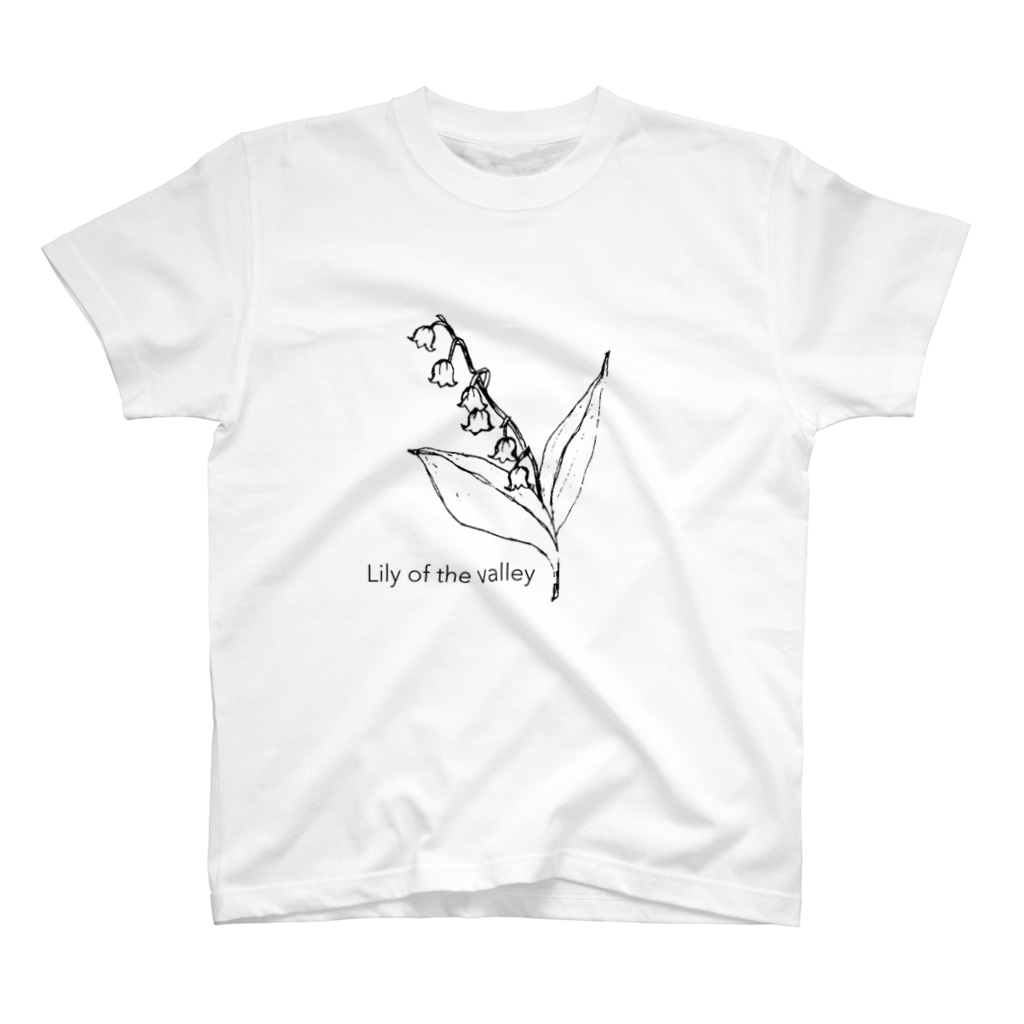 モノクロ すずらん イラスト Lepuy Le Puy のスタンダードtシャツ通販 Suzuri スズリ モノクロ すずらん イラスト Lepuy Le Puy のスタンダードtシャツ通販 Suzuri スズリ