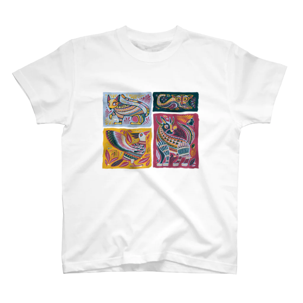 IZANAMI by Akane Yabushitaのメキシコのアレブリヘス（ナチュラル） Regular Fit T-Shirt