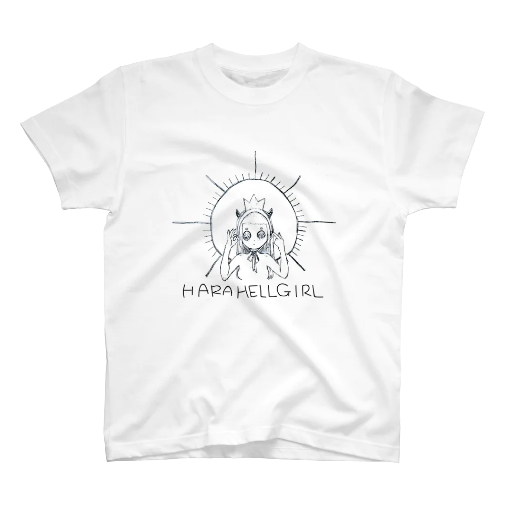 おばけの仮装をしたあくまのHARAHELLGIRL スタンダードTシャツ