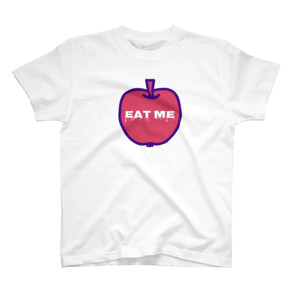 スーパーマーケット🛒のEAT ME apple 色違いver. スタンダードTシャツ