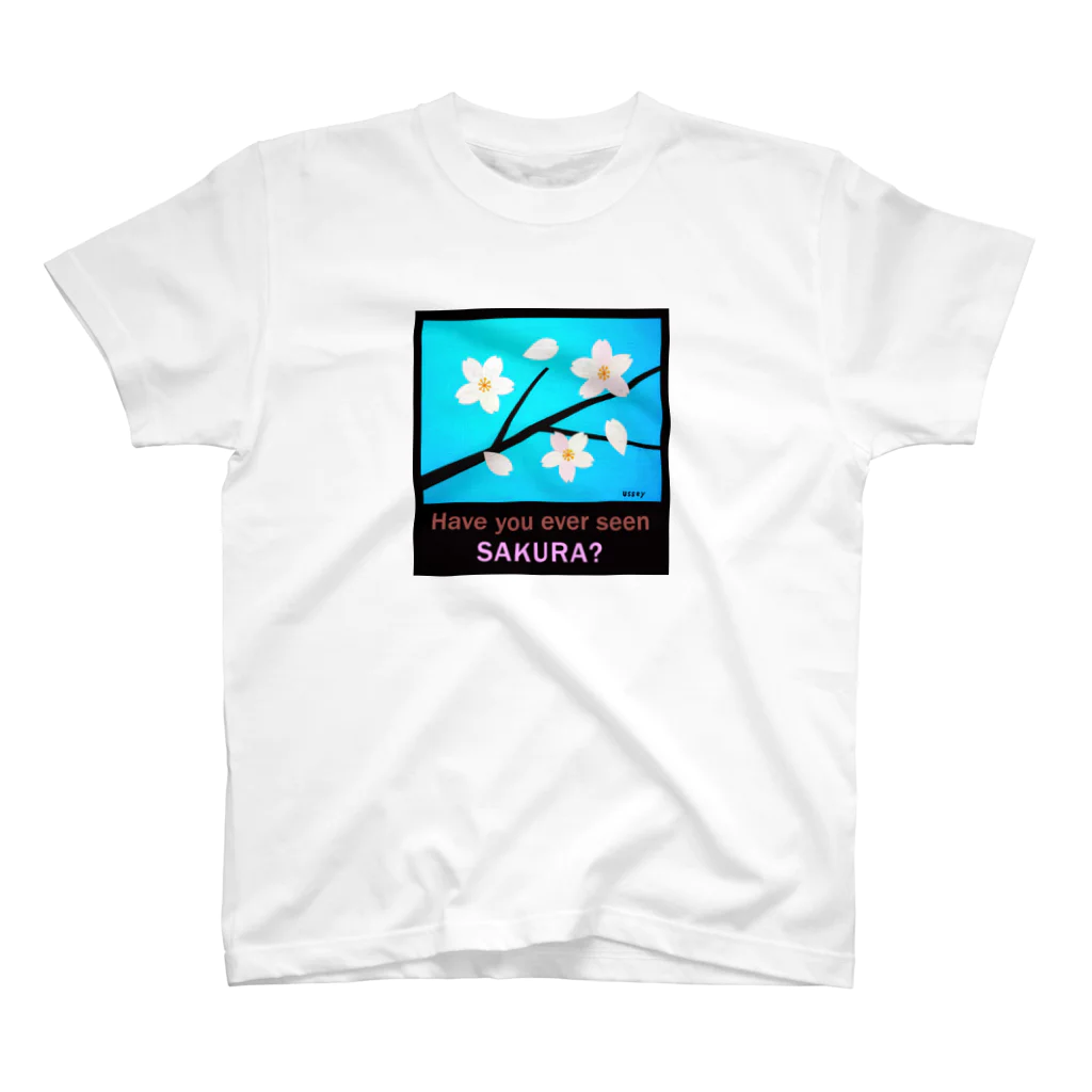 Shopオーライ  のHave you ever seen Sakura?　サクラを見たかい？ スタンダードTシャツ