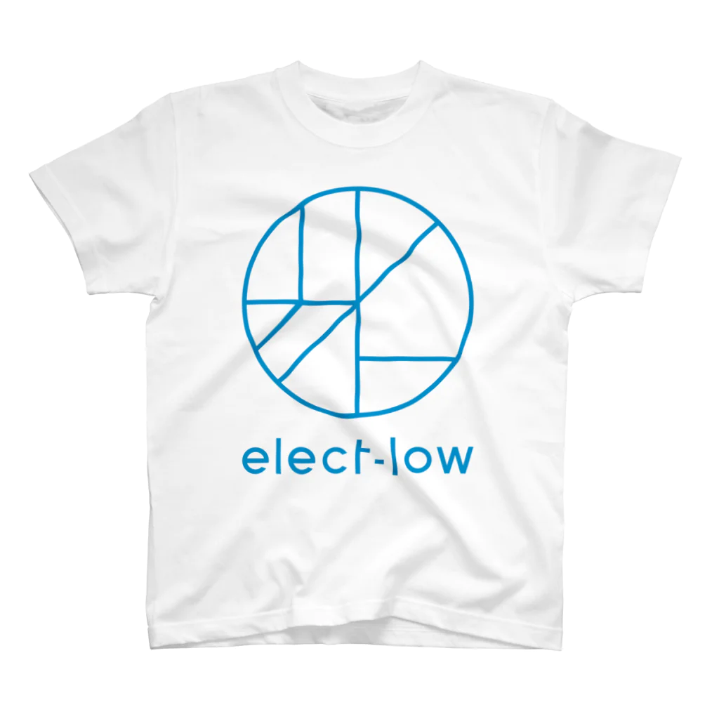 elect-lowのelect-lowロゴ_縦型 Regular Fit T-Shirt