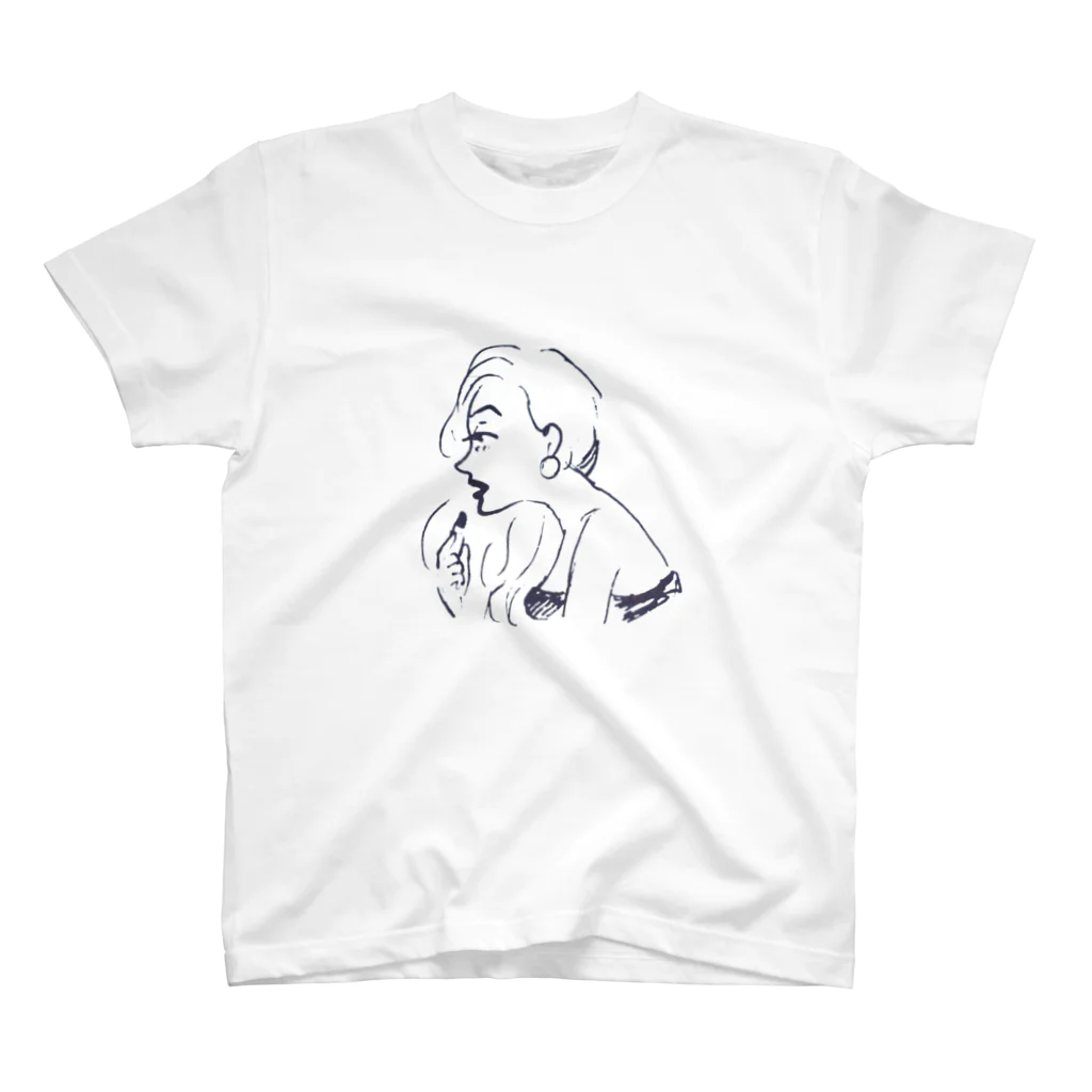 miya_kiのリップ・レディ（支度編） スタンダードTシャツ