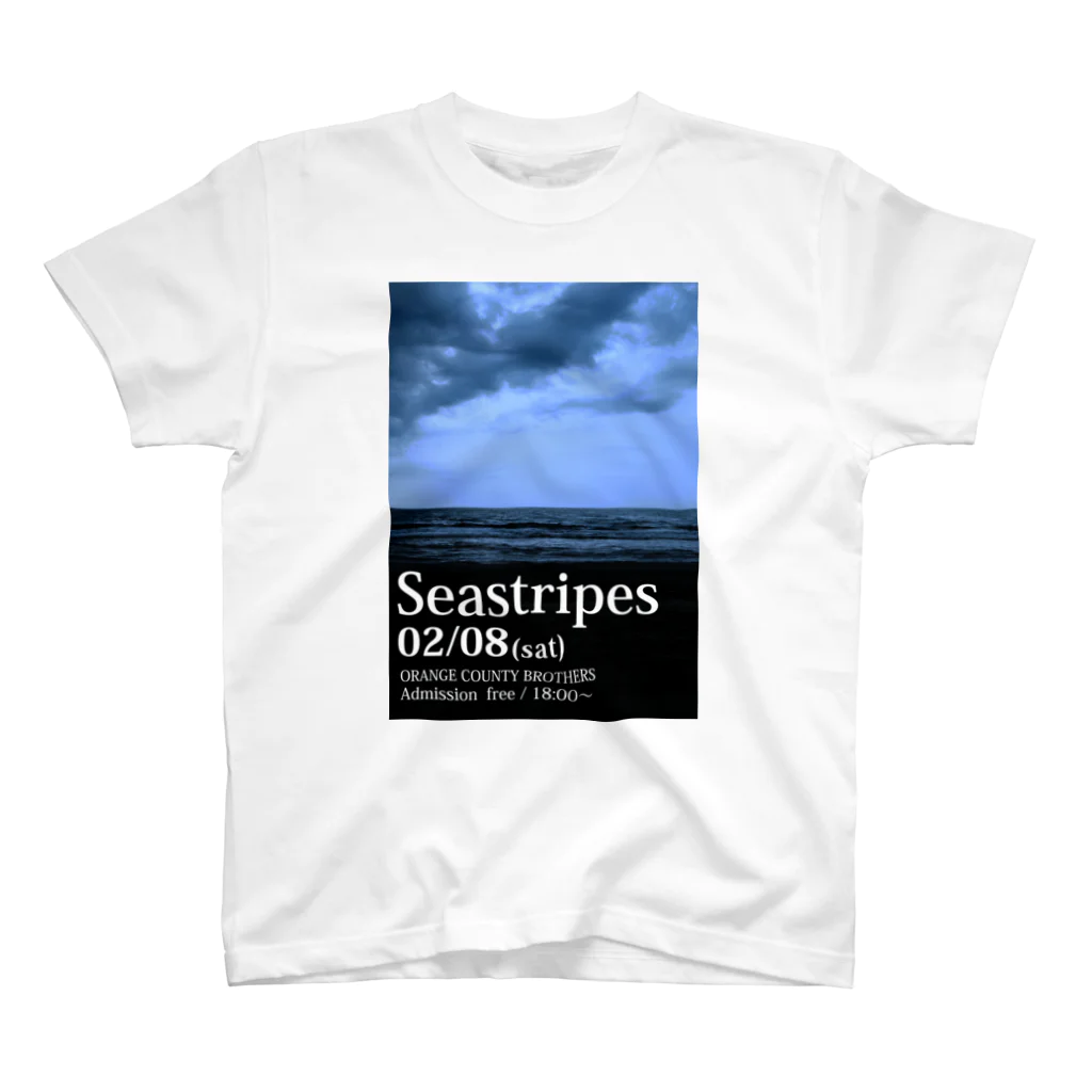 Seastripes official shopの2020年2月8日のライブ告知Tシャツ スタンダードTシャツ