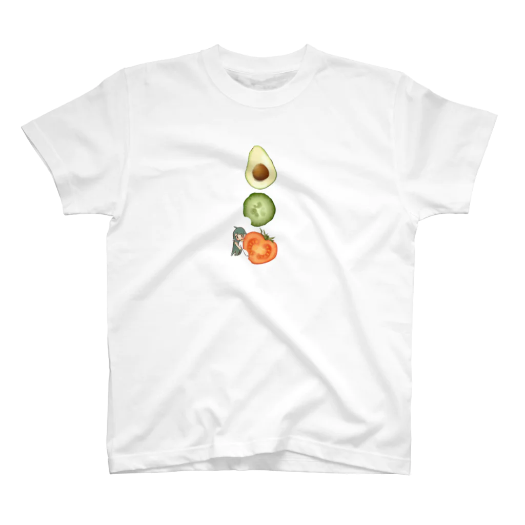 桃子の野菜嫌い子ちゃん スタンダードTシャツ