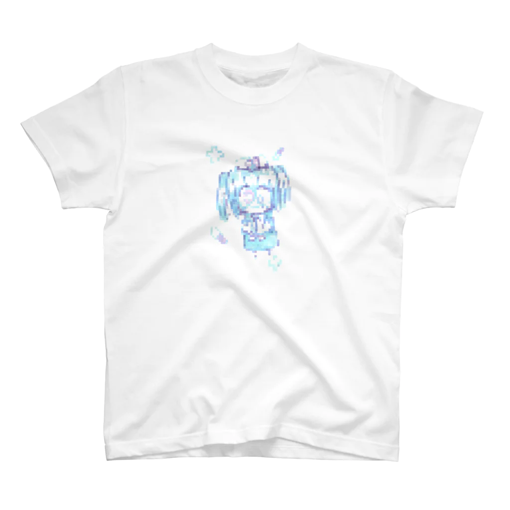 ミラクルテディ🌙のドット絵ゆめかわナースちゃん スタンダードTシャツ