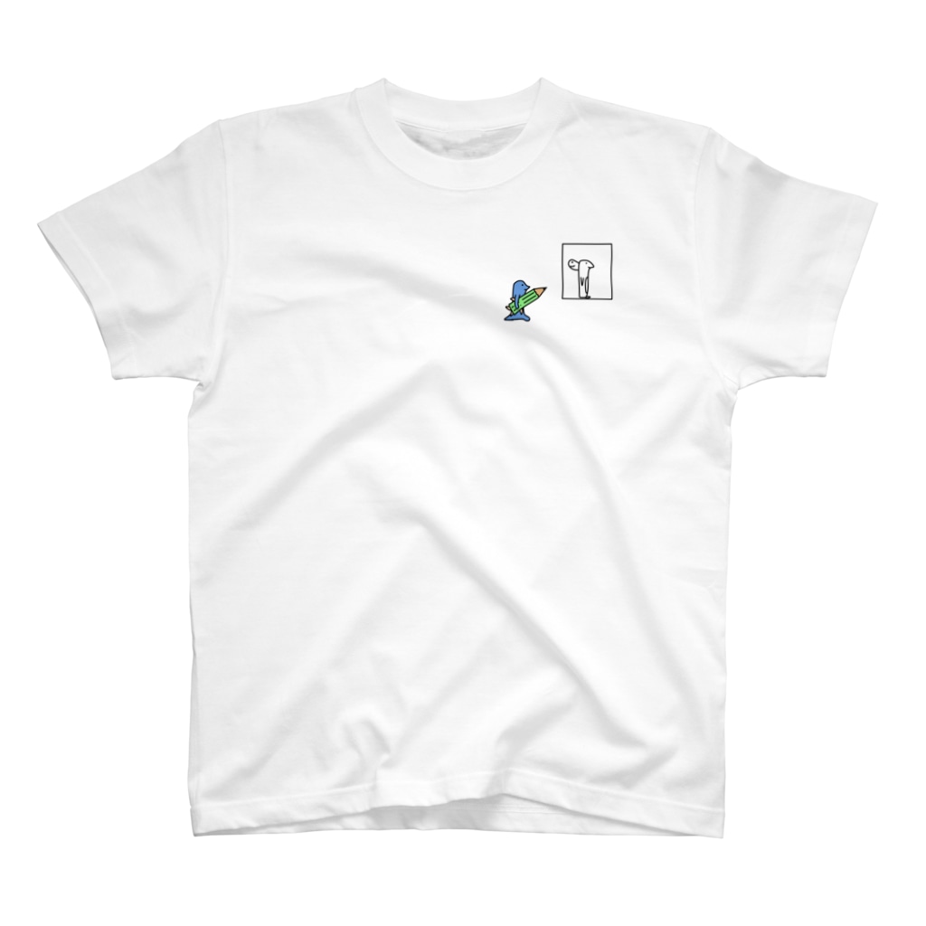 絵を描くトカゲチック おぬしわんの店 Mozyu4114 のスタンダードtシャツ通販 Suzuri スズリ