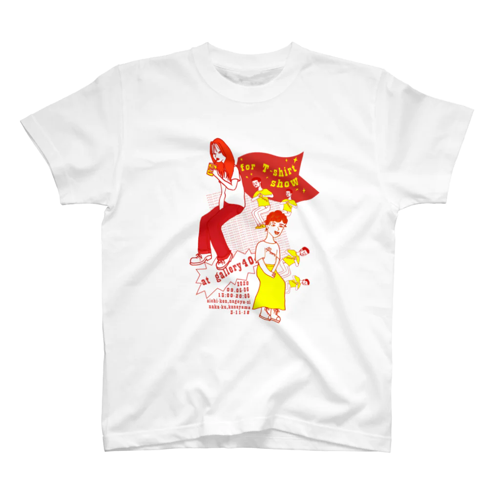 空気椅子のfor T-shirt show スタンダードTシャツ