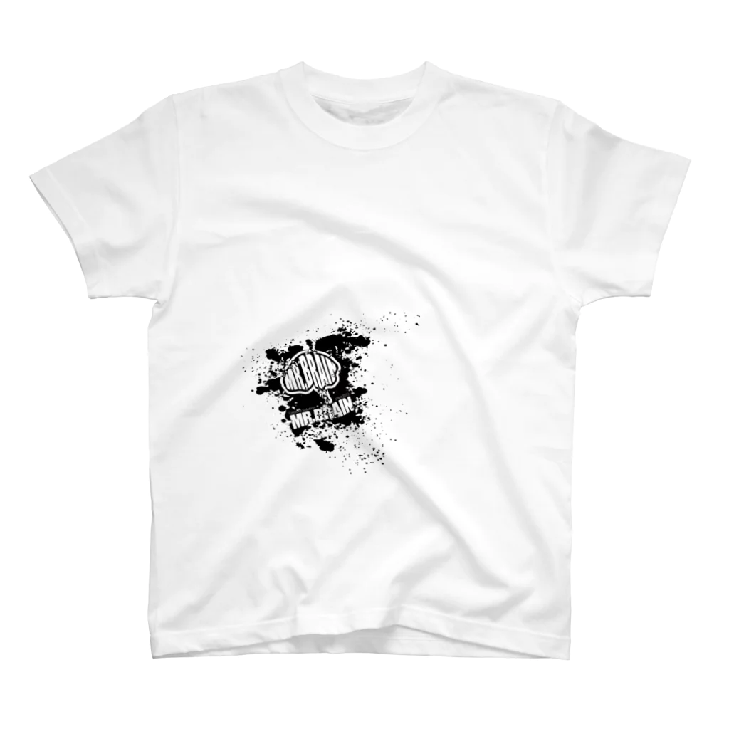 MR,BRAINオフィシャルグッズのロゴT_インク スタンダードTシャツ