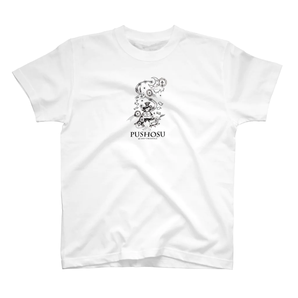 高重翔/PUSHOSUのCAT WIZARD(J) スタンダードTシャツ