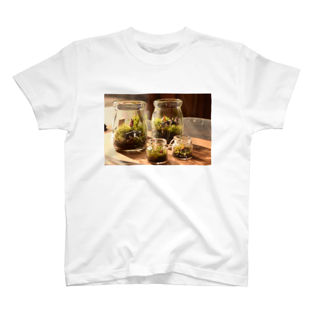 植物に会いにいくショップの苔テラリウム グッズ スタンダードTシャツ