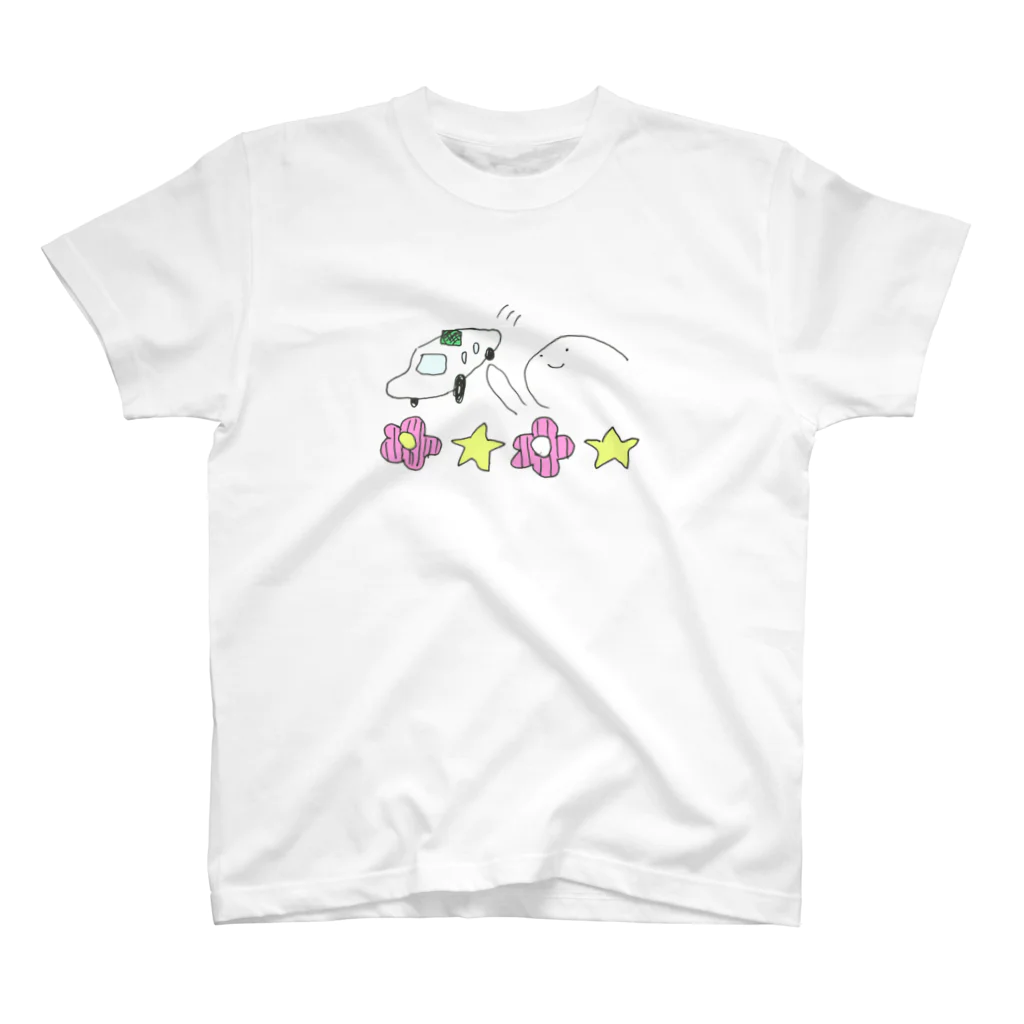 ようかいきのこのおみせのあーちゃんとお花 Regular Fit T-Shirt