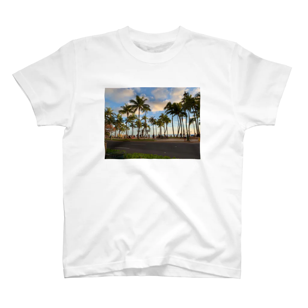 Bouquet de anemoneのワイキキビーチ スタンダードTシャツ