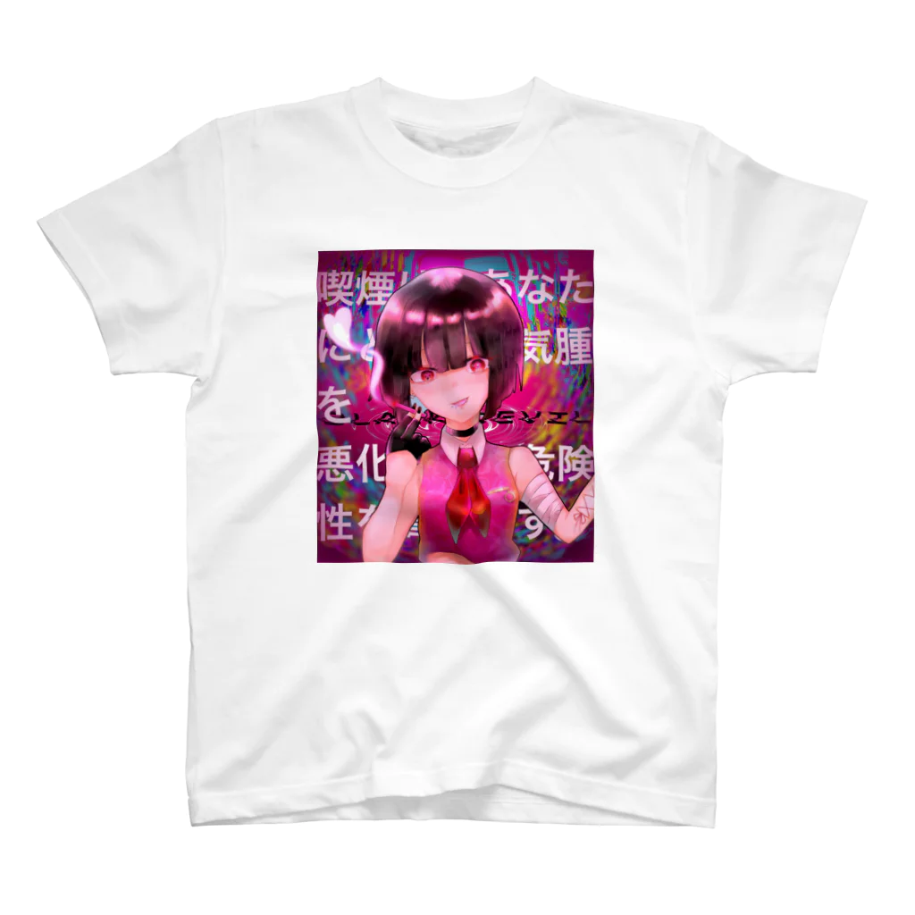 椎名瑠乃／閖咲ルルのくろい悪魔 スタンダードTシャツ