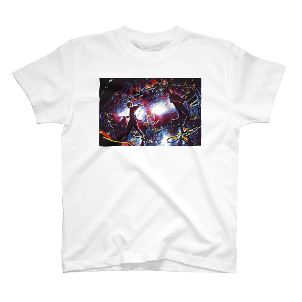 空きっ腹に酒のLIVE PHOTO (PAINT) - C スタンダードTシャツ