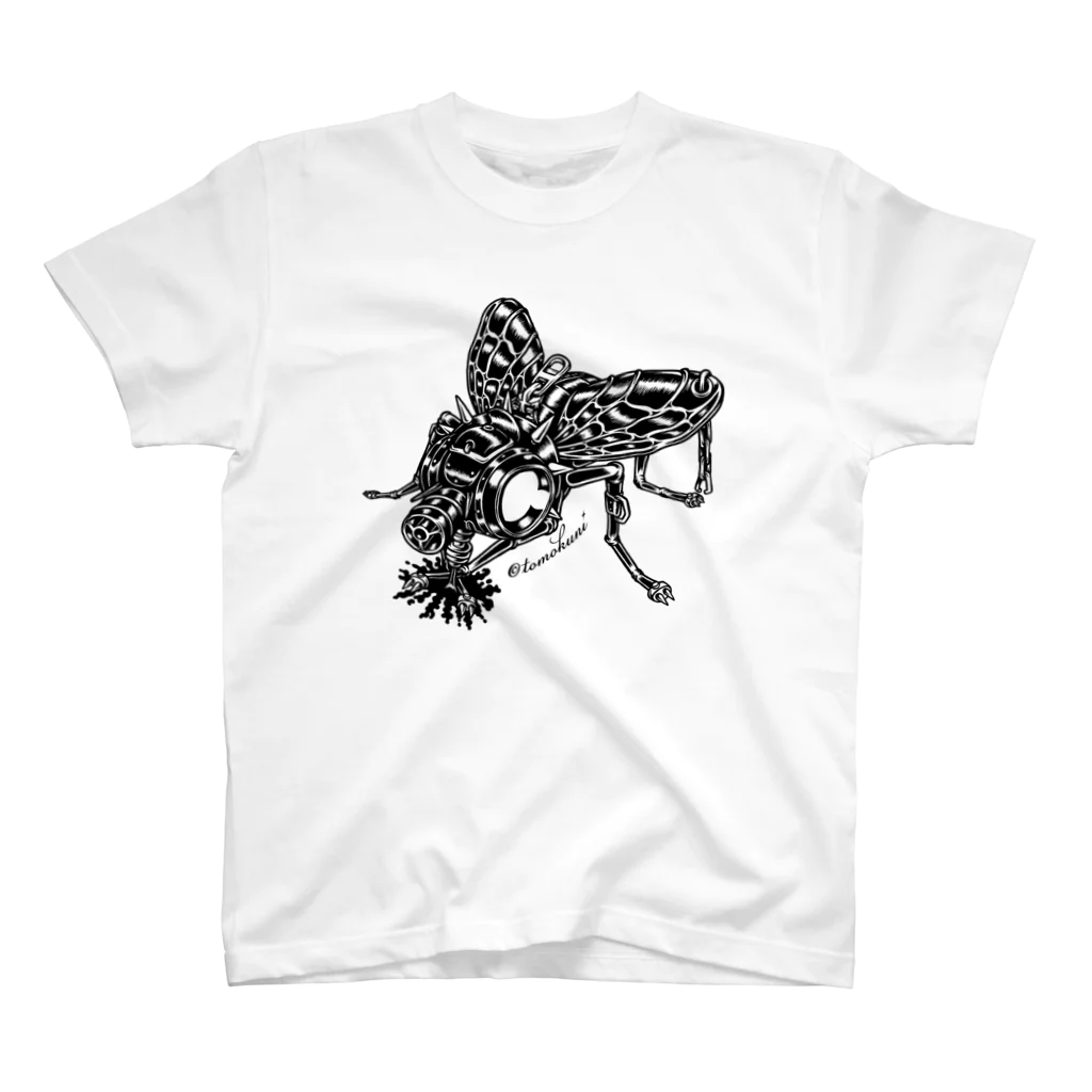 TOMOKUNIのAnimalia Kinky “ Black Fly ” Regular Fit T-Shirt