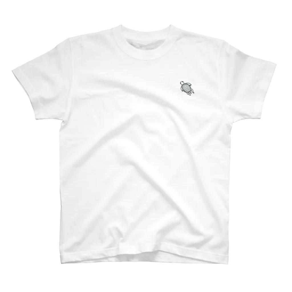 316(MIHIRO)の子亀のクサガメ Regular Fit T-Shirt